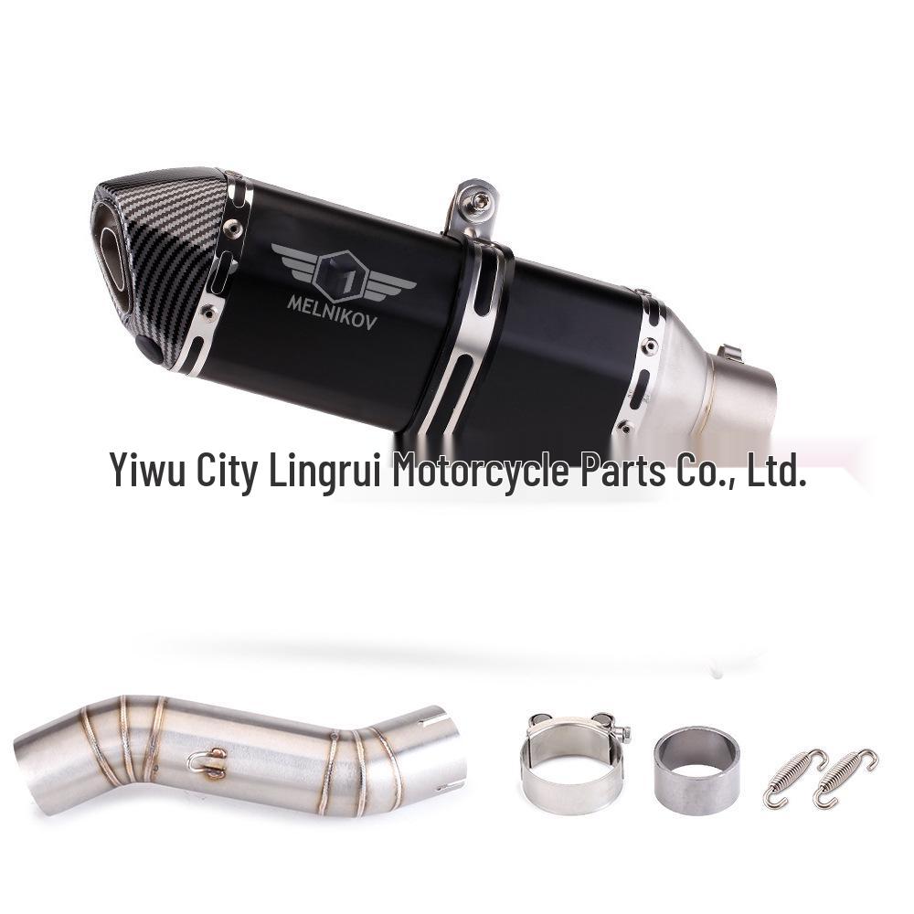 Flame Motorcycle Exhaust Pipe for CBR500F, CBR500X, CBR400F - Modified Middle