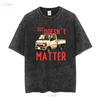 Size Doesn't Matter T Shirt Kei Truck JDM Funny Long or Short Sleeves Vintage Washed Stylish Homme Breathable Slightly Graphic