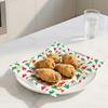 3/1RollsChristmas Kitchen Paper Rolls, Dual-Use Wet & Dry Washable Rags  - for Home, Dishwashing, Wiping - Christmas Theme Rolls