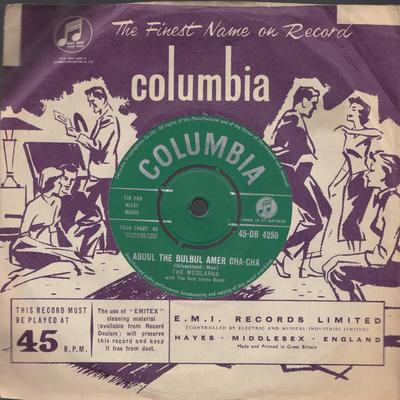 7palcová deska MUDLARKS - Abdul The Bulbul Amer Cha-Cha 45DB4250 Columbia 1959 UK Pop Použitá
