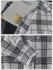 2024 Men's Plaid Shirt: Casual Spring/Autumn Jacket, Long-Sleeved Trendy Student Style