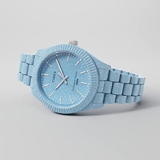TIMEX Waterbury Ocean 37MM TW2V33200 Unisex Quartz Blue Sustainable Watch