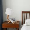 Massivt trä Robot Creative Skrivbordslampa Sovrumslampa