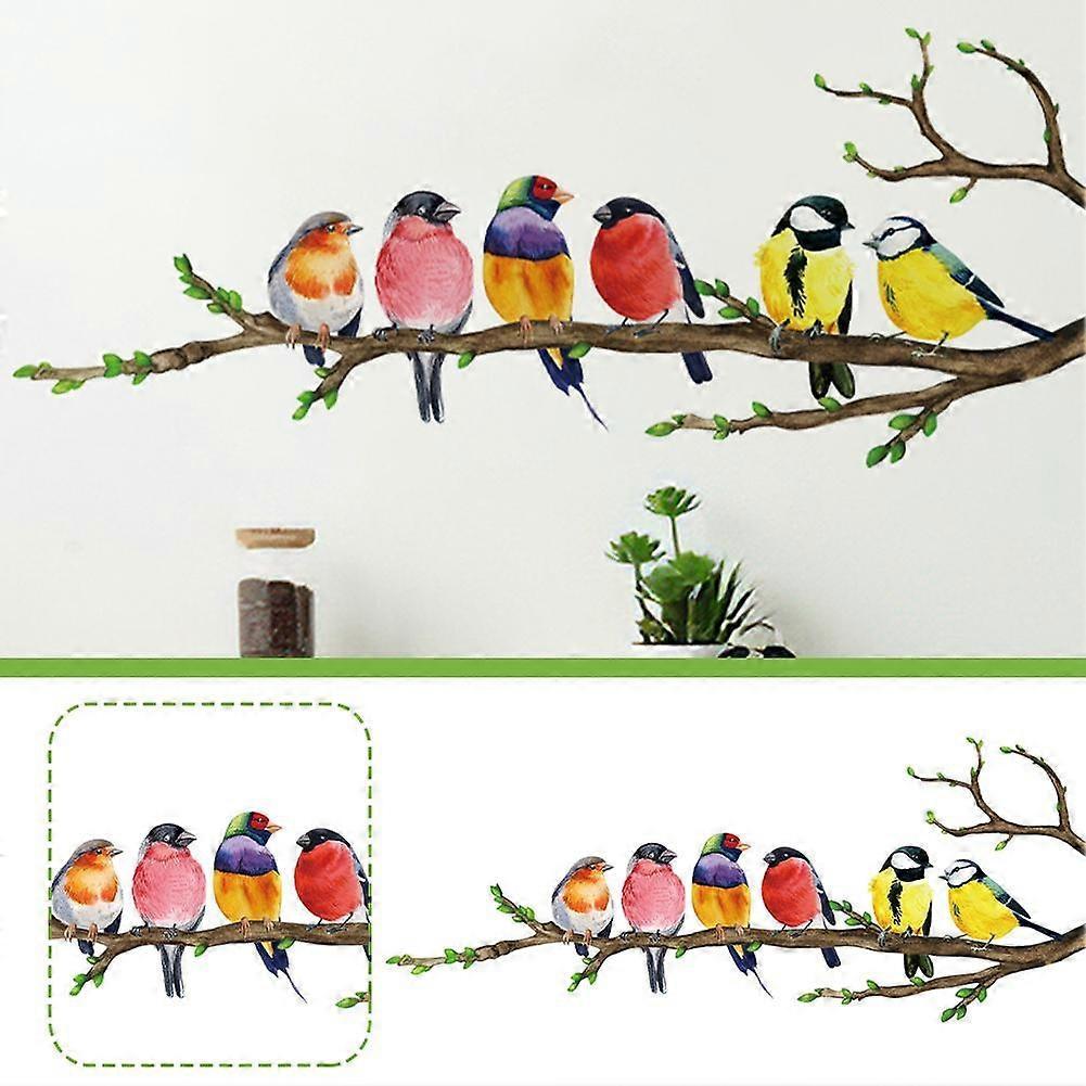 Birds Branch Wall Stickers Mural Art Decal Wallpaper Home Wall Decor