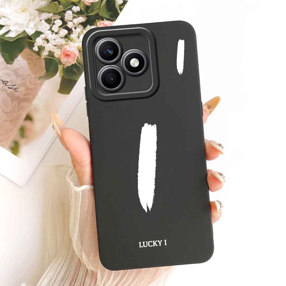 For Honor X8d 4G 6.77" Case Fashion Letters A-Z Full Protection Silicone Back Cover For Honor X8d X8D 4G Phone Cases Fundas