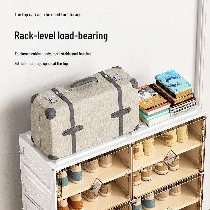 Foldable Dustproof Shoe Storage Cabinet - No Installation Needed