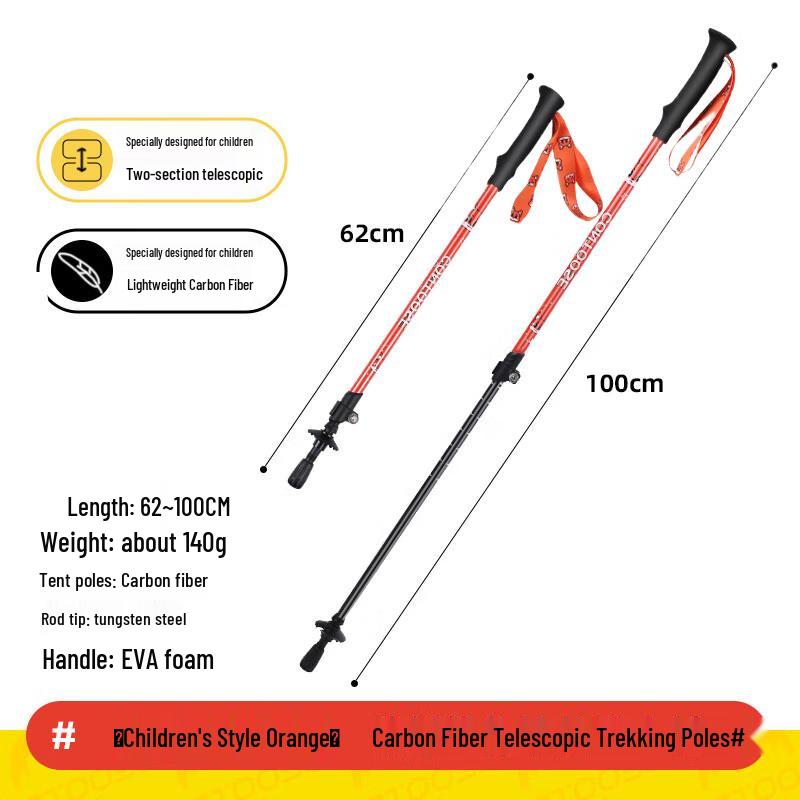 RevoFlex Kids  Carbon Fiber Trekking Pole
