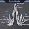 13 In 1 Multi-tool Pocket Pliers Folding Portable Fold Outdoor Multipurpose Pliers Repair Tools