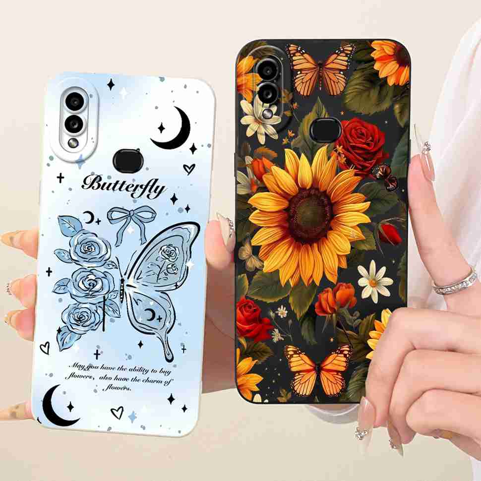 Casing For Samsung Galaxy A10s Cute Cat Pattern Shockproof Back Cover Silicone Phone Case For Samsung A10 s A 10s A10s Soft Case