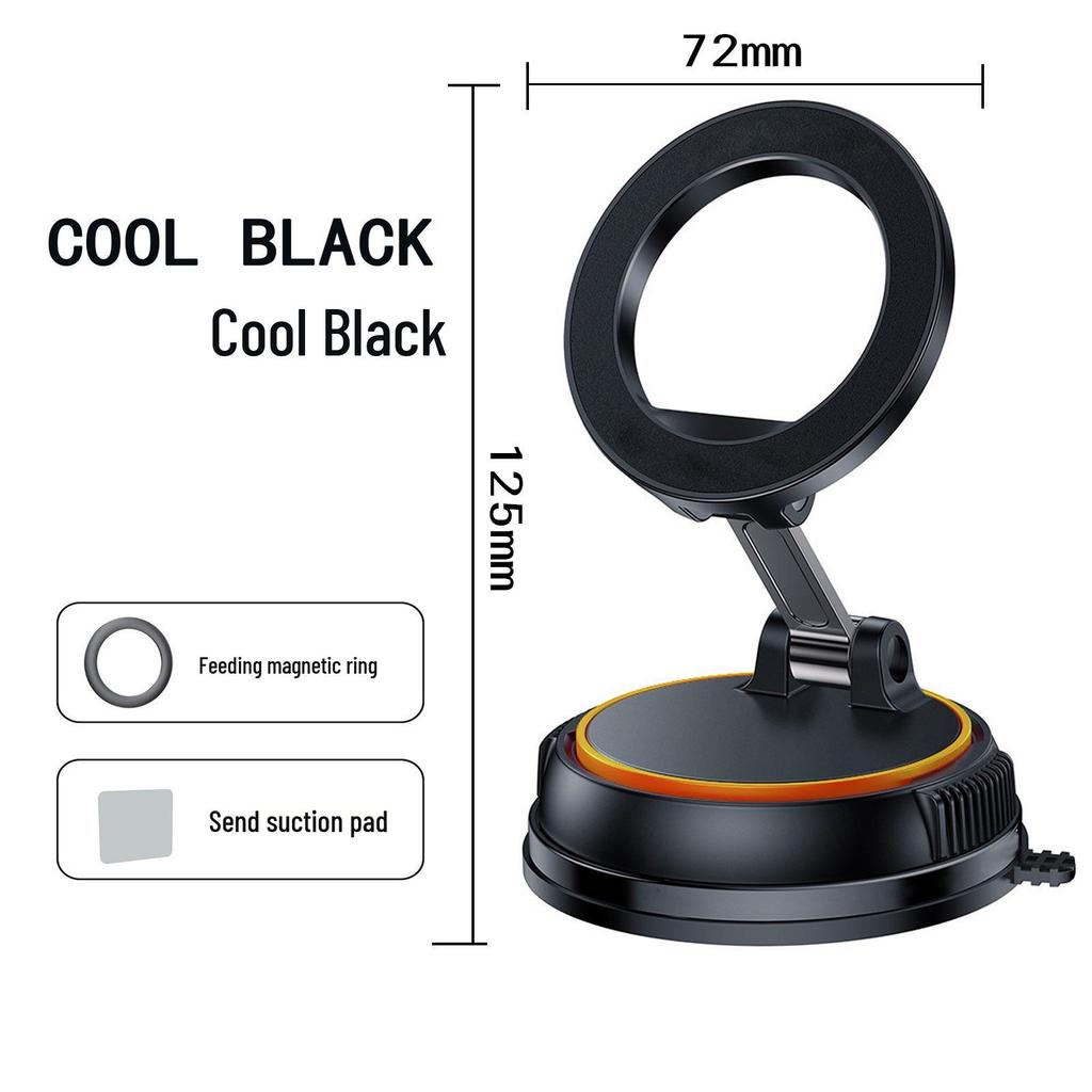 360° Rotation Magnetic Car Phone Holder with Vacuum Suction