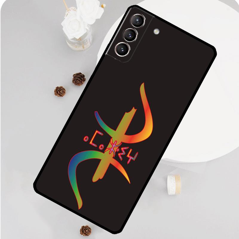 Amazigh Berber Flag Phone Case For Samsung Galaxy S24 S26 Ultra S20 S21 S22 S23 S25 Plus S10 S25 FE Funda Cover