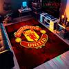 Tappeto Man Utd per Soggiorno Camera da Letto Casa Decorazione Divano, Tappetino Antiscivolo per Giochi Bambini