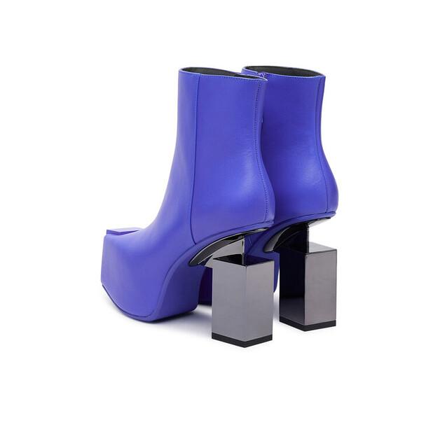 Ботильоны United Nude Cubist 1094392016 синего цвета