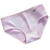 Women Underpants Lace Solid Color Breathable Mid Waist Soft Anti-septic Cotton