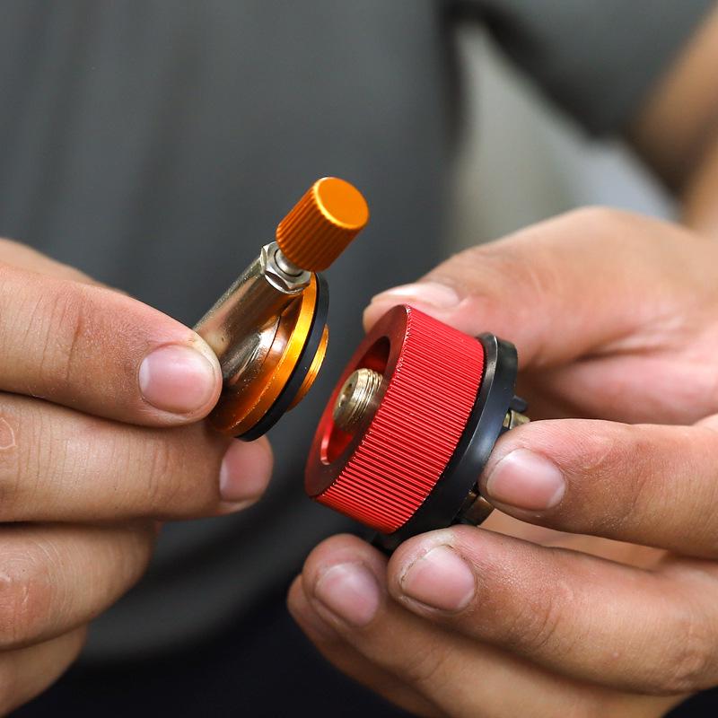 Selbstabdichtender Outdoor-Kocher Gasumwandler Kupferkopf