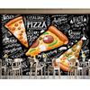 Fast Food 3d Pizza Wallpaper Vegetable Tomato 3d Mural Removable Restaurant Pizza Shop Snack Shop Wallpaper