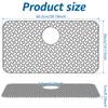 Silicone Sink Drain Hollow Kitchen Filter Splash Mat Table Decoration Sink Mat Non Slip Kitchen Drain Mats Protector Heat Resist