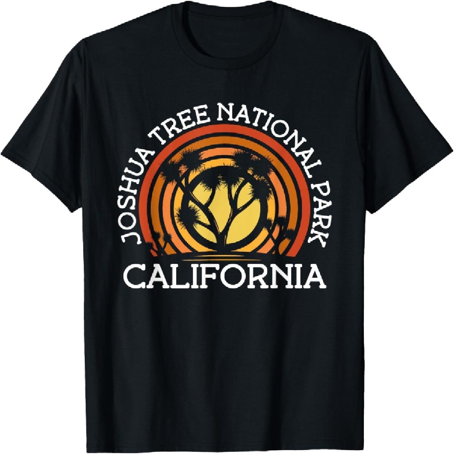 Joshua Tree National Park California Sunset Camping Hiking T-Shirt XXXXXL разноцветный