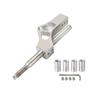 With 4 Adapter Adjustable Height New Adjustable Height Car Shift Knob Extender Aluminum Lever Single Bend Shifter Extension