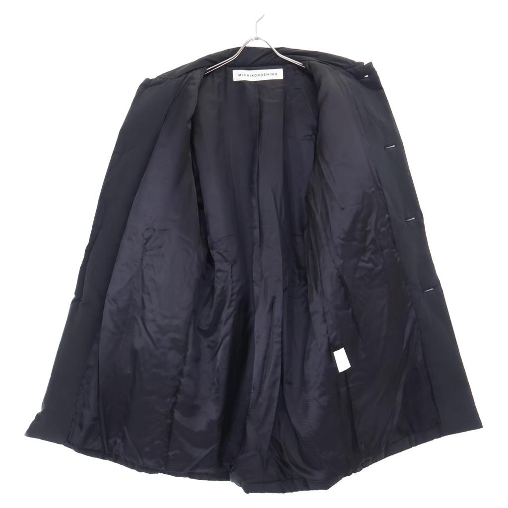 MICHIKO KOSHINO [MICHIKO KOSHINO] Black embroidered coat coat L blackUsed