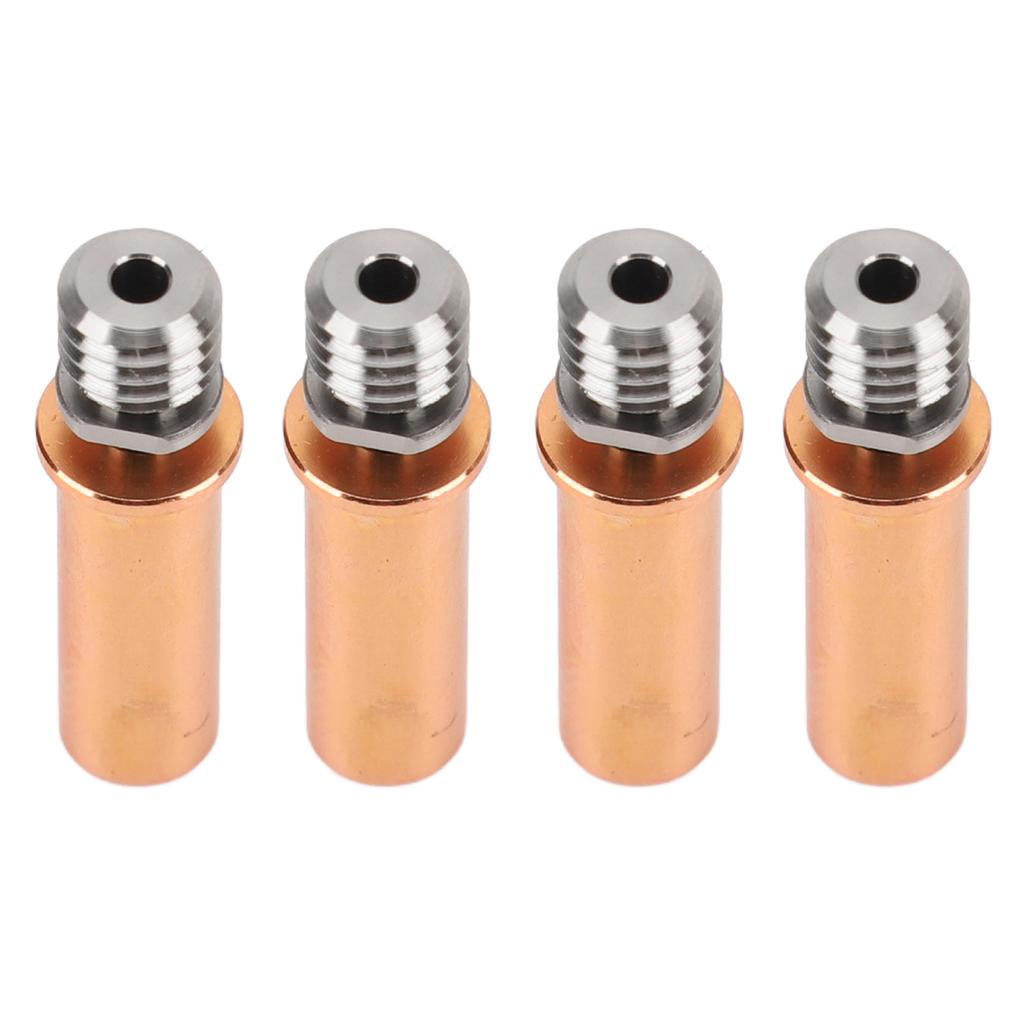 4pcs 3D Printer All Metal Heatbreak Professional Copper Alloy Extruder Throat Tube Replacement for 3D Printer