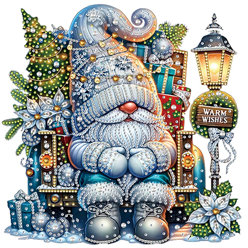 Christmas 5D DIY Special Shape Crystal Partial Diamond Painting Kit Home Decor