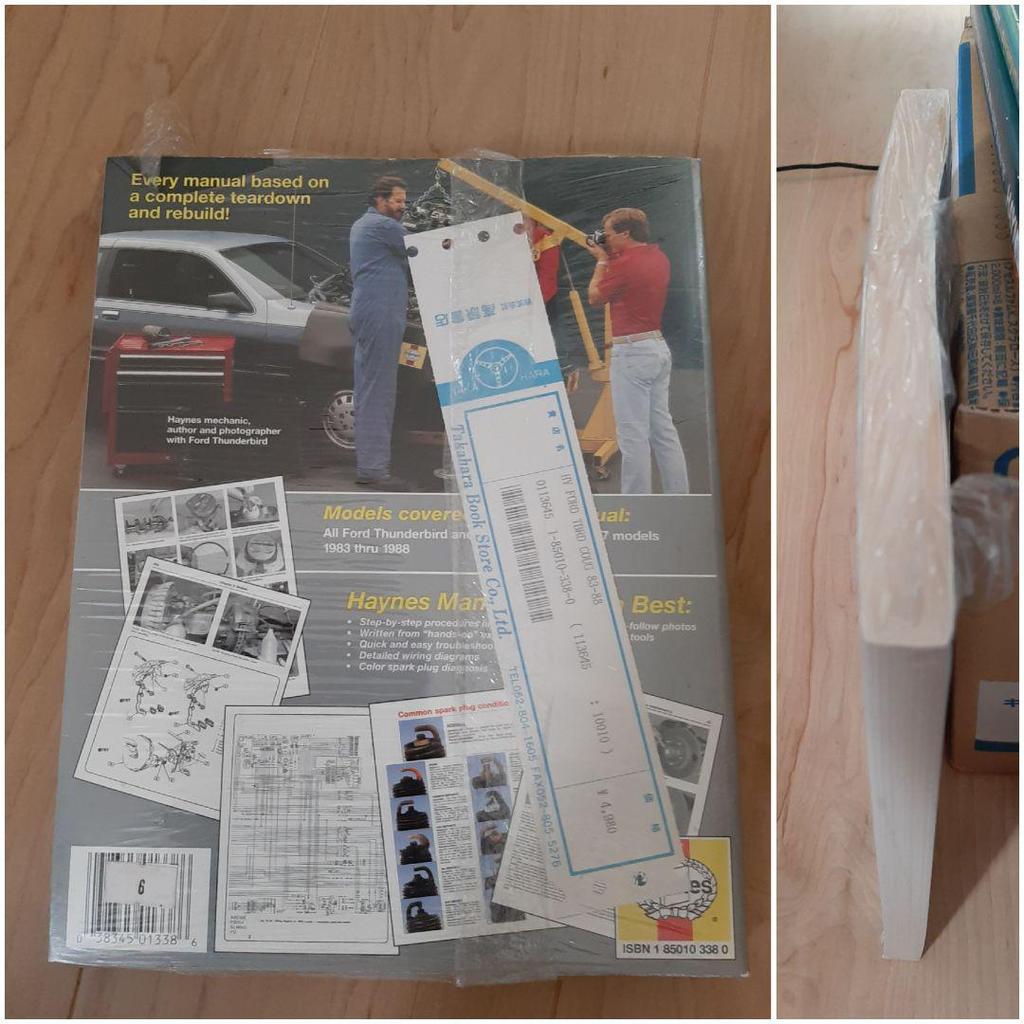 [USED] New and used Haynes maintenance book, foreign book, FORD THUNDERBIRD