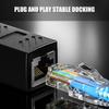1pcs RJ45 Connector Coupler Ethernet Cable Extender Adapter Female Coupler Long Distance Home Networking Computers Accessories