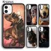 Cute Teckel Dackel Dachshund Dog Phone Case Cover For iPhone 17 Air 16 15 14 Plus 12 13 Pro Max Fundas