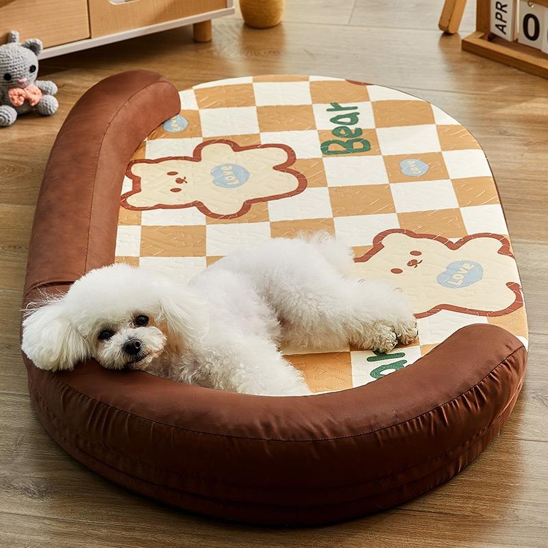 Kennel Four Seasons Universal Removable and Washable Sofa Bed Summer Cool Mat Medium and Large Dogs Sleeping Cat Nest Supplies