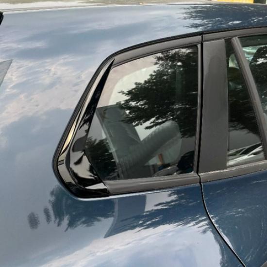 1Pair Glossy Black Rear Window Trim Molding Cover Trim For Mazda CX-50 -2024