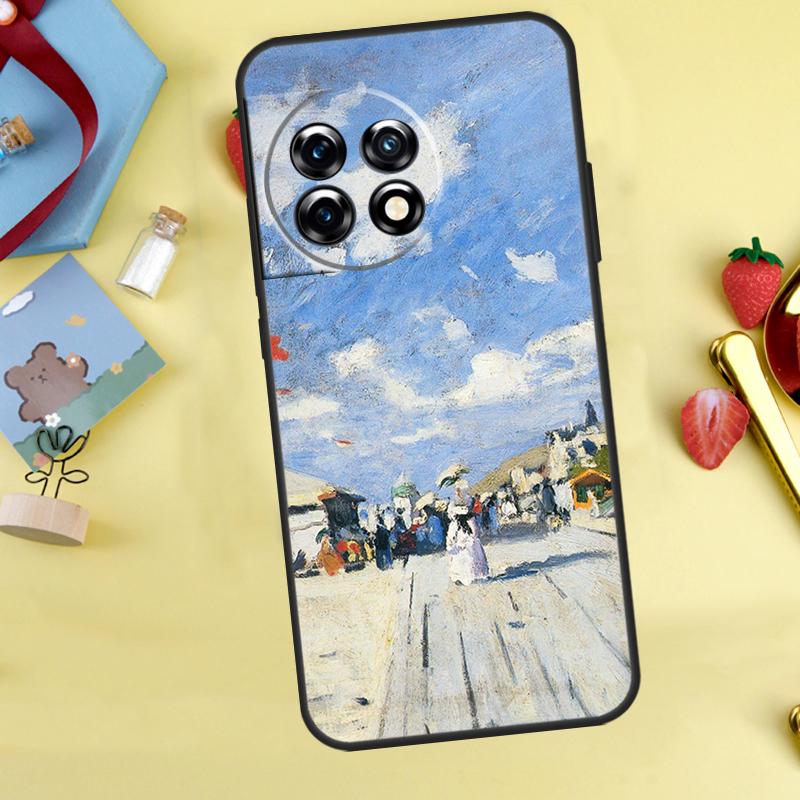 Claude Monet Malerei Hülle Für OnePlus 13T 13R 12 12R 15 13 11 10 10T 8T Nord 5 CE 2 3 4 Lite Nord N20 N30 Abdeckung