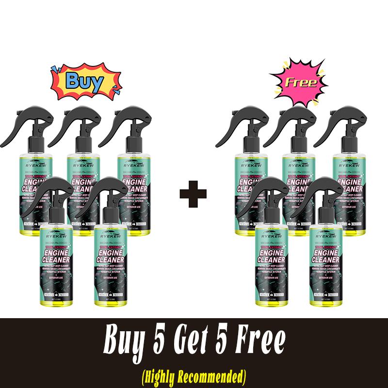 Car Engine Bay Cleaner  Automobile Engine Oil Stain Remover Degreaser Waterless Wash Detailer Decontamination Deep Degreasing