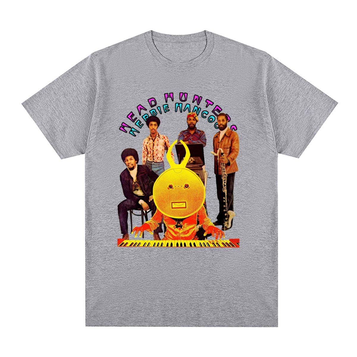Herbie Hancock Vintage Tshirt Miles Davis Blue Modal Jazz Funk Cotton Unisex T shirt New Tee Tshirt Womens Tops S