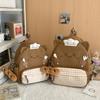 Schoolbag soft cute cat backpack female student schoolbag cute cartoon Japanese cute fun backpack versatile light travel bag