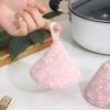 1Pc Triangle Pot Hat Non-Slip Stove Handle Mitt for Cast Iron Skillet Hanging Iron Pot Casserole Handle Protector Household Cooking Supplies