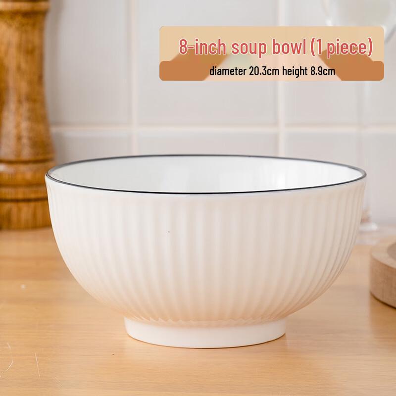 Elegant Ceramic Soup Bowl