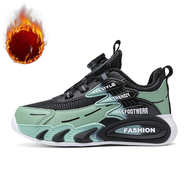 Winter Children's Cotton Shoes Sports Shoes Leather Shoes Casual Running Shoes