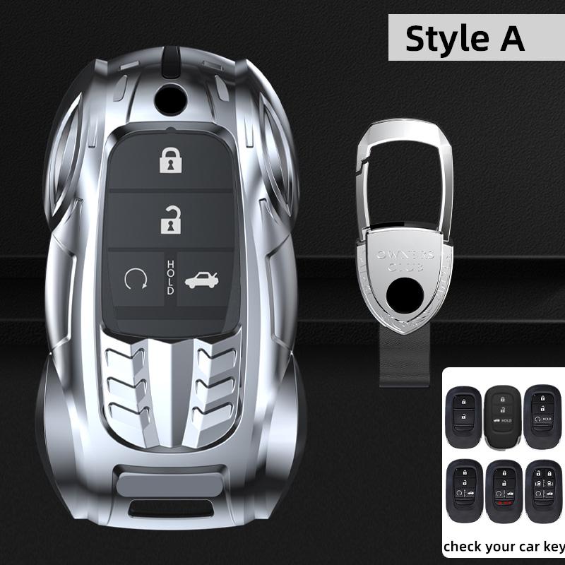 Metal Car Remote Key Cover Case Holder shell Keychain Fob For Honda New Accord 11th Gen Civic Odyssey CRV ZRV XRV HRV e:NS1 2025