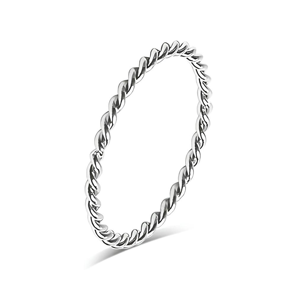 Einfache Spiral-Dreh-Fingerringe für Damen Herren Minimalistischer Stil Goldfarben Edelstahl Schmuck Party Geschenk