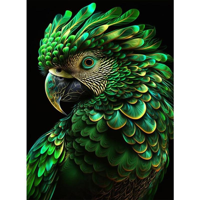

5d diamond painting full diamond parrot diamond mosaic accessories animal rhinestone picture wall art 20x30cm