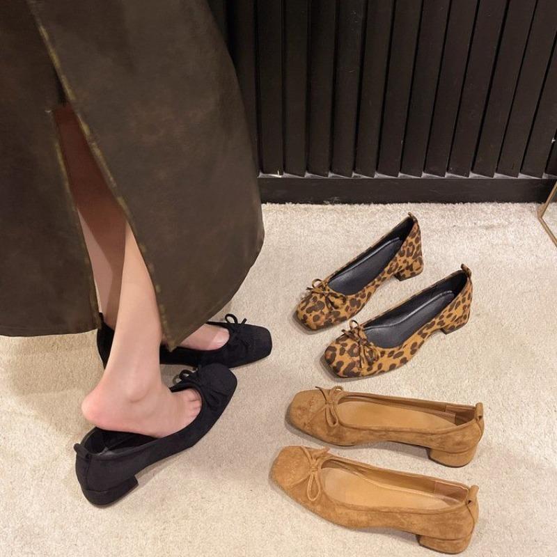 Mode Neue Damen Schuhe Flache Hohe Absatz Pumps Mode Leopardenmuster Täglich Damen Sexy Spitzschuhe Niedrige Absätze Schuhe Zapatos