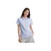 Li Ning Group Purchase Series Solid Color Breathable Versatile Casual Sports Polo Shirt Women Tops Dove-Gray APLU192-10
