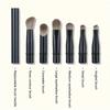 6Pcs Brushes Portable Cosmetic Brushes Set Detachable Eyeshadow Brush  Home