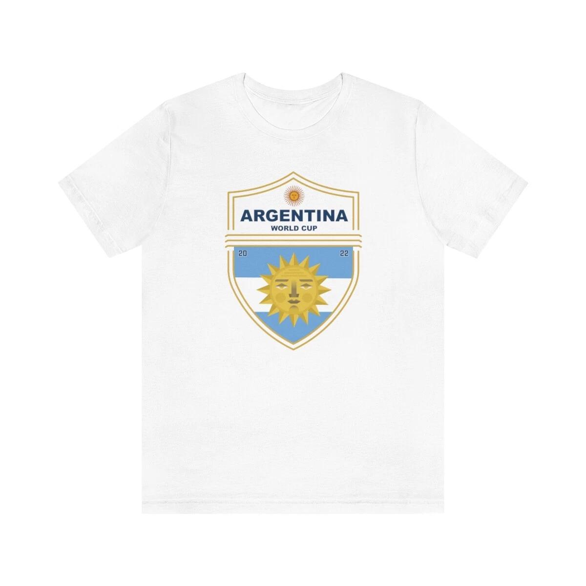 rgentina World Cup 2022 T Shirt, Argentina Jersey Futbol Shirt, Argentina Soccer S