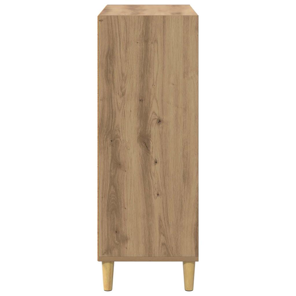 Artisan Oak Sideboard 69.5 X 32.5 X 90 Cm Particleboard