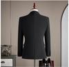 Men's Anti-Wrinkle Slim Fit Business Suit: High-End Formal Wear for Weddings and Engagements.