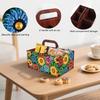 DIY Wooden Diamond Art Painting Storage Box Kit with Handheld Diamond Art Painting Holder Box for Home Office Decor Crafts Gift