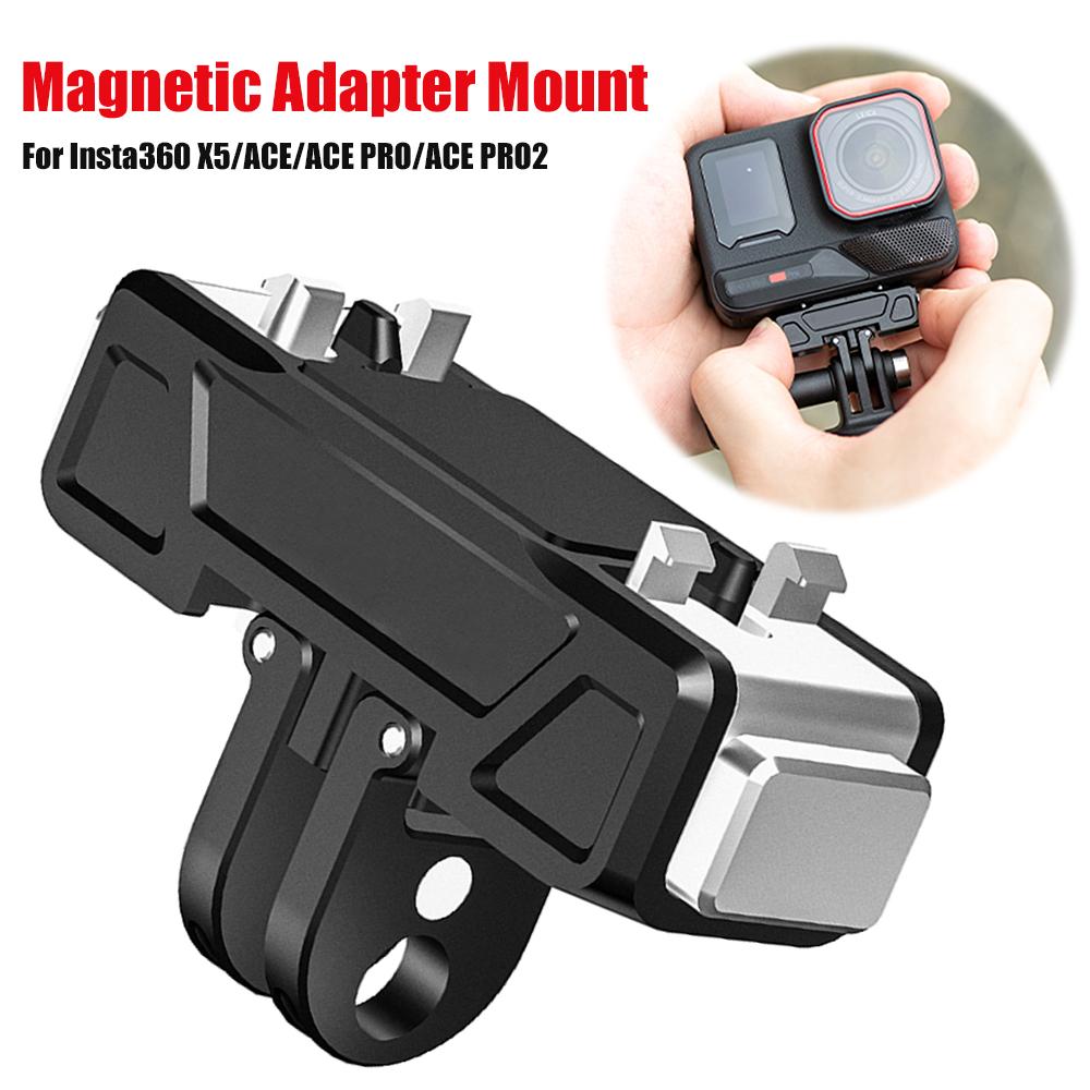 Quick Release Mount Aluminum Alloy Camera Mount Adapter Foldable Plate Base for Insta360 X5 Accessories