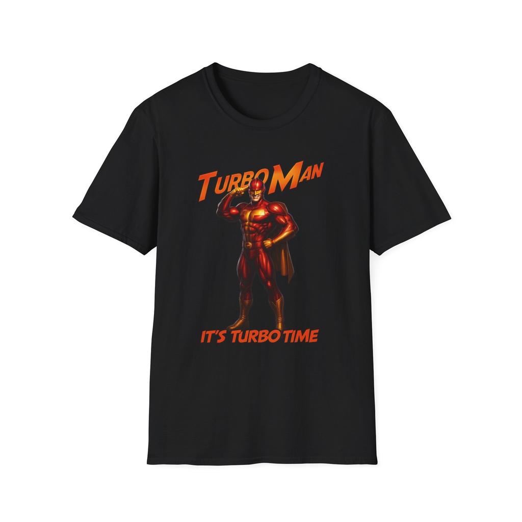 Turbo Man T-Shirt - Jingle All the Way, Unisex Grafik-T-Shirt, Retro-Film-Shirt,